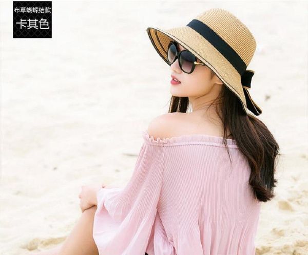 beanie/skull caps basin hat women's summer sun protection beach bow straw, Blue;gray
beanie/skull caps basin hat women's summer sun protection beach bow straw, Blue;gray