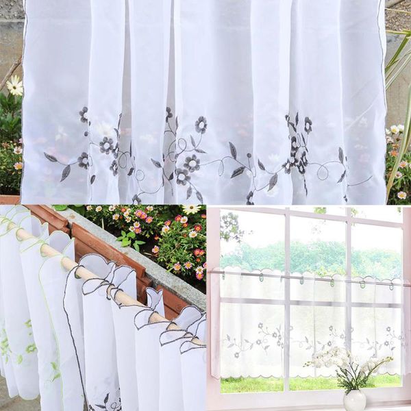 embroidered window tiers kitchen cafe half curtains eyelet valance decor, 3 colors and 6 sizes available 
embroidered window tiers kitchen cafe half curtains eyelet valance decor, 3 colors and 6 sizes available