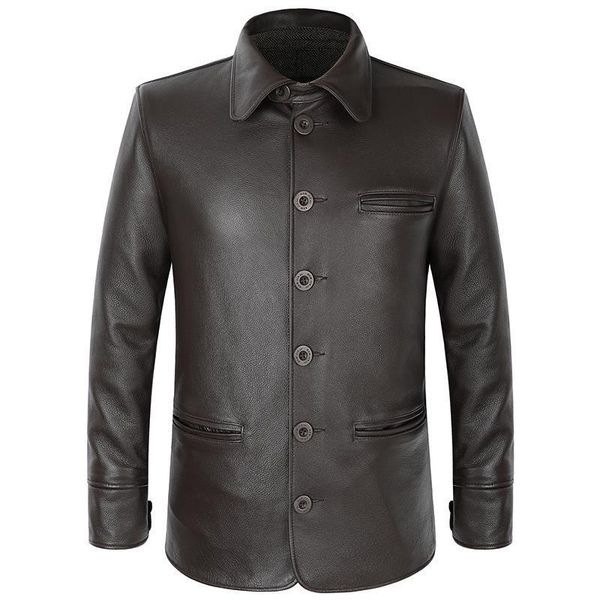 men's leather & faux 2021 fashion autumn winter men jacket plus size s-4xl cow jackets male long sleeves coat smart casual outwear w15, Black
men's leather & faux 2021 fashion autumn winter men jacket plus size s-4xl cow jackets male long sleeves coat smart casual outwear w15, Black