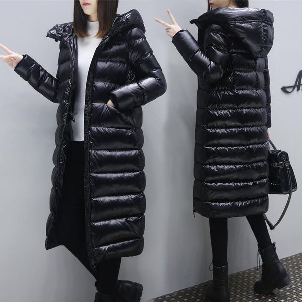 women's trench coats winter woman 2021 parka women korean long coat female vintage puffer jackets down cotton overcoat chaqueta mujer, Tan;black
women's trench coats winter woman 2021 parka women korean long coat female vintage puffer jackets down cotton overcoat chaqueta mujer, Tan;black