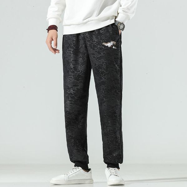 2021 embroidery printed casual oversize autumn winter new vintage chinese style trousers fashion male pants i38n, Black
2021 embroidery printed casual oversize autumn winter new vintage chinese style trousers fashion male pants i38n, Black