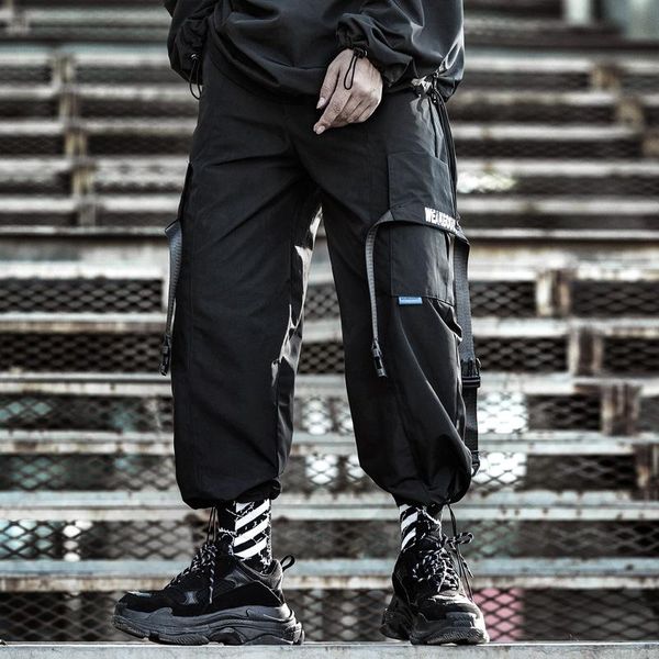men's pants streetwear cargo men 2021 hip-hop ribbon jogging japanese style black casual drawstring sweatpants harajuku fashion
men's pants streetwear cargo men 2021 hip-hop ribbon jogging japanese style black casual drawstring sweatpants harajuku fashion