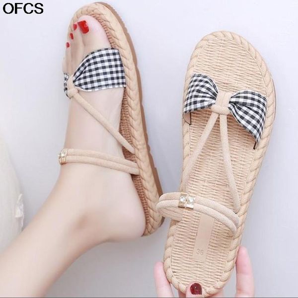 new fashion women slippers sandals flat heel bow knot plaid women slides causal cute shoes 2021 summer shoes, Black
new fashion women slippers sandals flat heel bow knot plaid women slides causal cute shoes 2021 summer shoes, Black