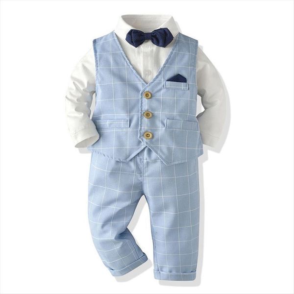 3pcs baby boy clothes suit infant gentleman outfits newborn birthday clothing set baptism toddler white shirt bowtie vest pants
3pcs baby boy clothes suit infant gentleman outfits newborn birthday clothing set baptism toddler white shirt bowtie vest pants