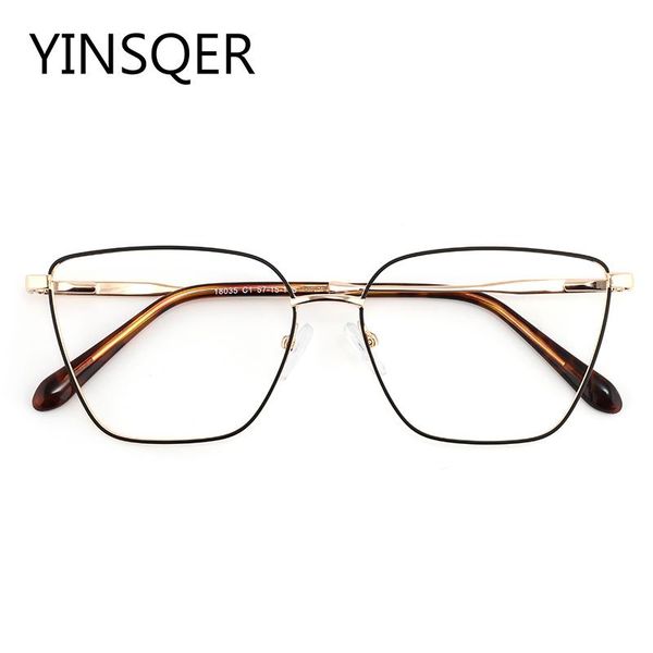 fashion sunglasses frames vintage metal prescription glasses without diopter women eyewear square retro computer men eyeglass brands, Black
fashion sunglasses frames vintage metal prescription glasses without diopter women eyewear square retro computer men eyeglass brands, Black