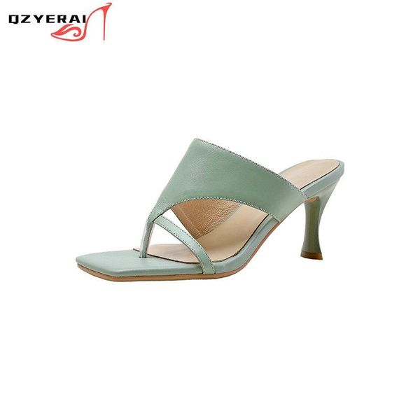 slippers 2021 summer arrival genuine leather women fashionable outdoor party shoes 100% cowhide high-heeled sandals, Black
slippers 2021 summer arrival genuine leather women fashionable outdoor party shoes 100% cowhide high-heeled sandals, Black