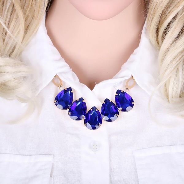 pendant necklaces haha&toto summer girls 5 water-drop shape crystal with gold plated chains necklace chokers jewelry for gift, Silver
pendant necklaces haha&toto summer girls 5 water-drop shape crystal with gold plated chains necklace chokers jewelry for gift, Silver