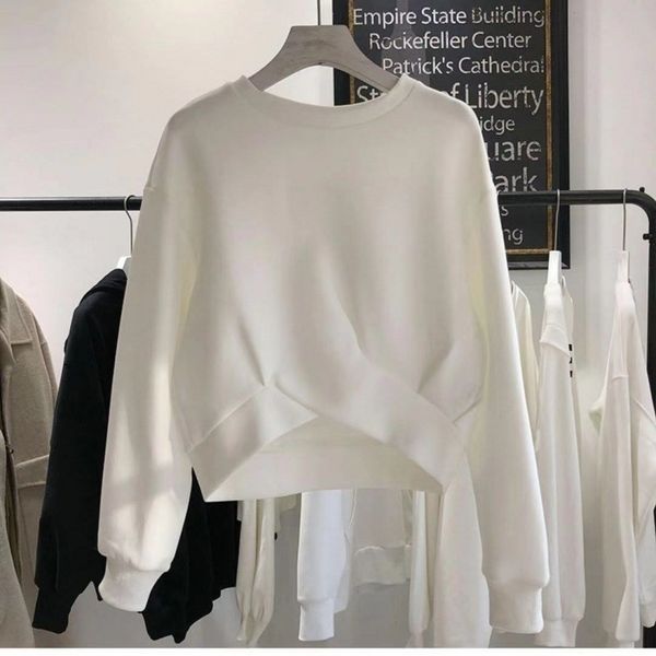 xinjiang cotton casual design kink sweater women 2021 spring autumn new korean short loose and versatile women's fashion, Black
xinjiang cotton casual design kink sweater women 2021 spring autumn new korean short loose and versatile women's fashion, Black