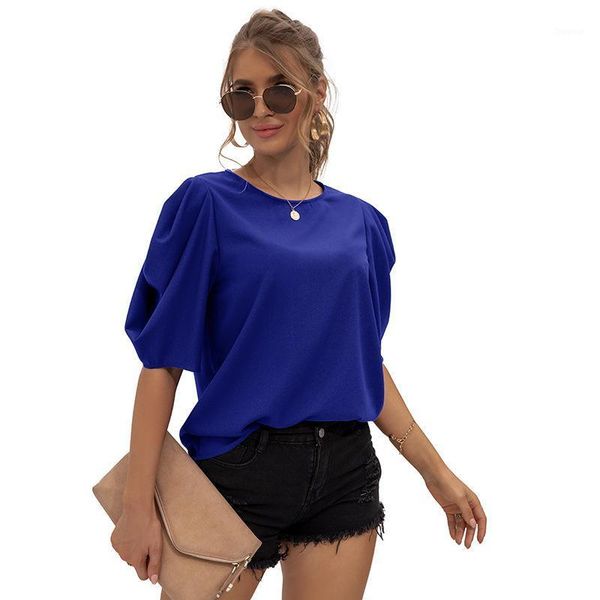 fashion puff sleeve solid color women t shirts summer elegant office ladies chiffon loose casual shirt women's t-shirt, White
fashion puff sleeve solid color women t shirts summer elegant office ladies chiffon loose casual shirt women's t-shirt, White