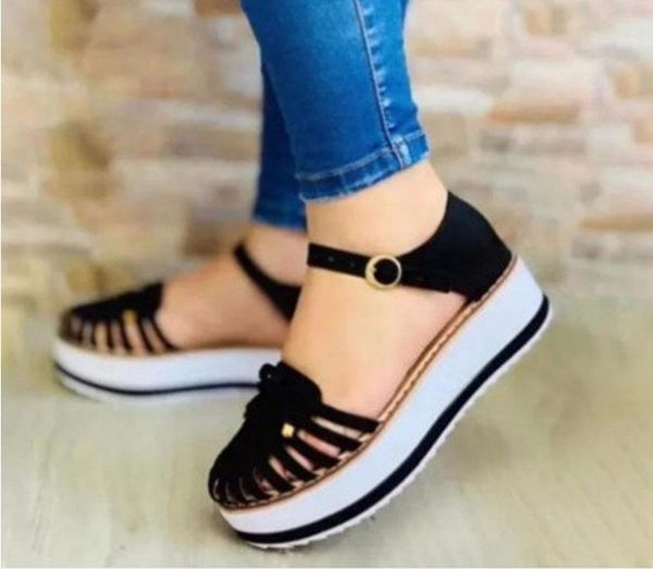 sandals fashion women hollow out summer women's platform heels shoes female casual beach ladies open toe sandalias, Black
sandals fashion women hollow out summer women's platform heels shoes female casual beach ladies open toe sandalias, Black