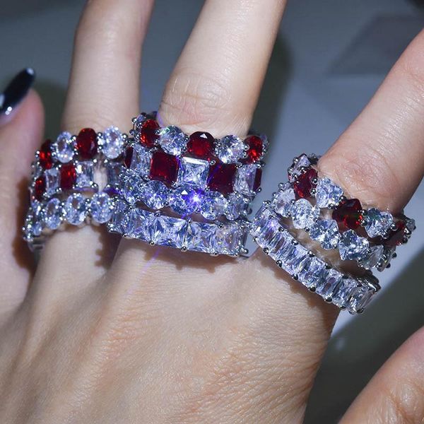 wedding rings utimtree for women elegant white gold color red heart cubic zirconia engagement ring fashion bands jewelry, Slivery;golden
wedding rings utimtree for women elegant white gold color red heart cubic zirconia engagement ring fashion bands jewelry, Slivery;golden