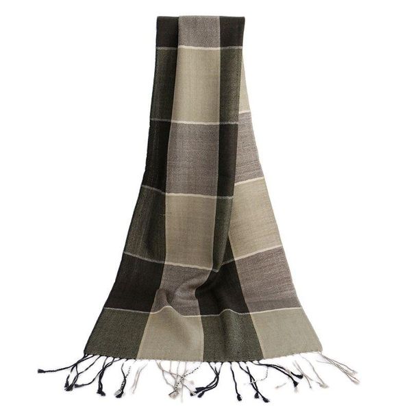 scarves autumn and winter wool men's plaid scarf herringbone long fringed british style bib, Blue;gray
scarves autumn and winter wool men's plaid scarf herringbone long fringed british style bib, Blue;gray