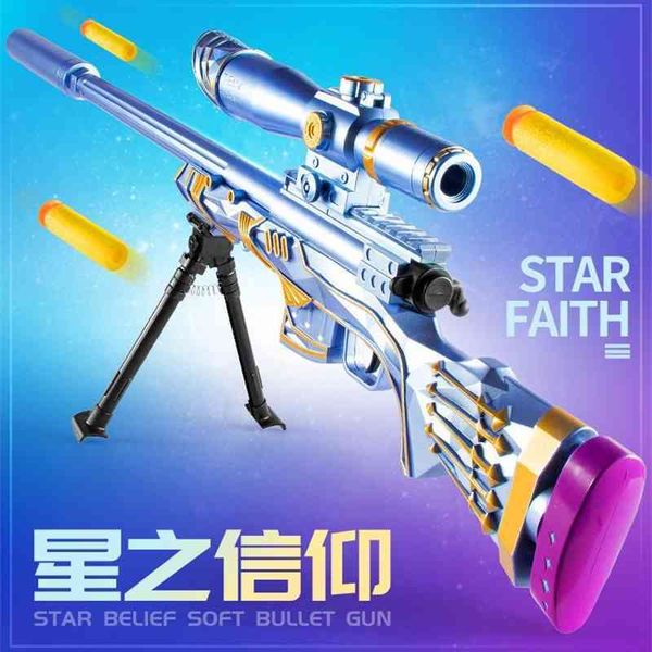 sniper simulation live ammunition children's soft bullet air pressure 98g ak boy awm toy 10 years old 6-12
sniper simulation live ammunition children's soft bullet air pressure 98g ak boy awm toy 10 years old 6-12