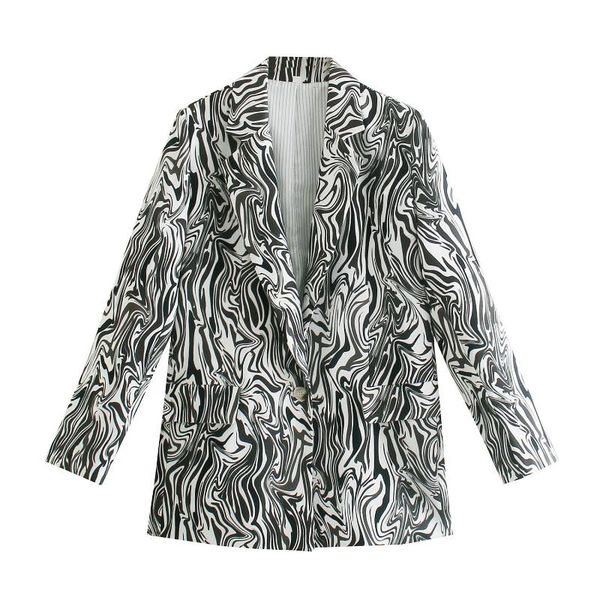 women's suits & blazers autumn suit jacket, high street zebra print long sleeves, lapel collar, casual all-match qn*, White;black
women's suits & blazers autumn suit jacket, high street zebra print long sleeves, lapel collar, casual all-match qn*, White;black