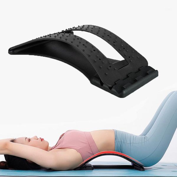 back stretcher massager neck waist pain relief magic support massage indoor muscle stimulator relaxation fitness equipment1, Black;blue
back stretcher massager neck waist pain relief magic support massage indoor muscle stimulator relaxation fitness equipment1, Black;blue