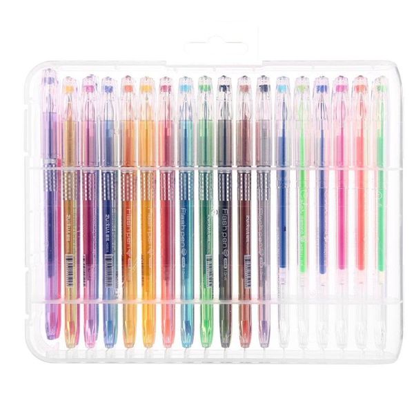 gel pens 36 colors /set ink flash ballpoint pen highlight refill color full shinning painting specification : 0.8mm 
gel pens 36 colors /set ink flash ballpoint pen highlight refill color full shinning painting specification : 0.8mm