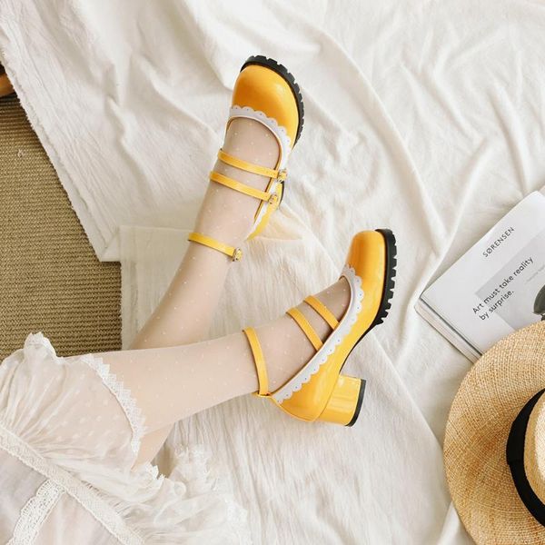 dress shoes 2021 spring autumn women pumps lolita platform high heels yellow mary jane bow block heel ladies party 31, Black
dress shoes 2021 spring autumn women pumps lolita platform high heels yellow mary jane bow block heel ladies party 31, Black