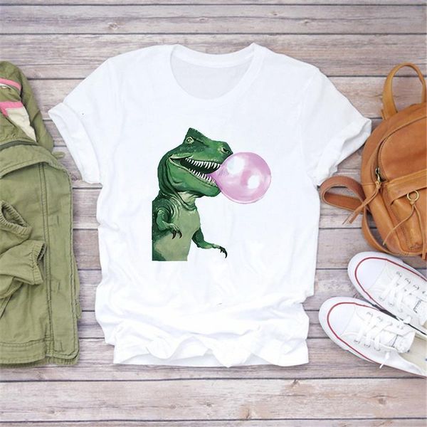 2021 new funny women t shirt short sleeve cartoon crocodile bubble print girls tee women clothes t-shirts t-shirt, White
2021 new funny women t shirt short sleeve cartoon crocodile bubble print girls tee women clothes t-shirts t-shirt, White