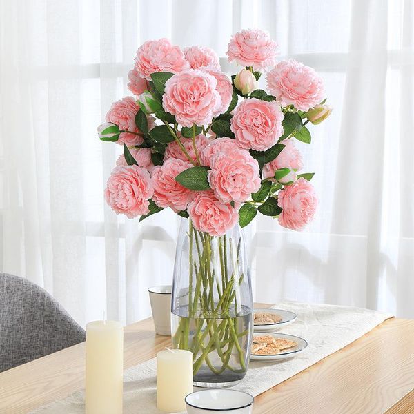 decorative flowers & wreaths 10 head paeonia lactiflora pall rose peony pink silk artificial bouquet fake for home wedding decoration indoor
decorative flowers & wreaths 10 head paeonia lactiflora pall rose peony pink silk artificial bouquet fake for home wedding decoration indoor