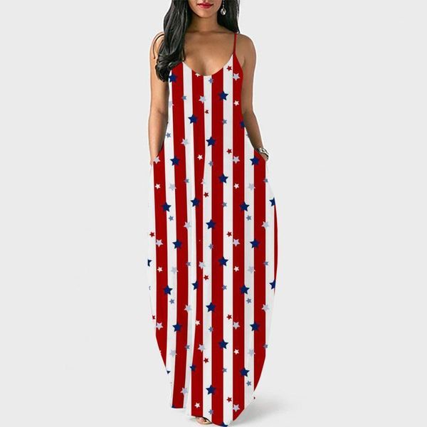 casual dresses 40# vintage american flag printing boho dress woman o-neck spaghetti strap pocket floor length sleeveless summer, Black;gray
casual dresses 40# vintage american flag printing boho dress woman o-neck spaghetti strap pocket floor length sleeveless summer, Black;gray