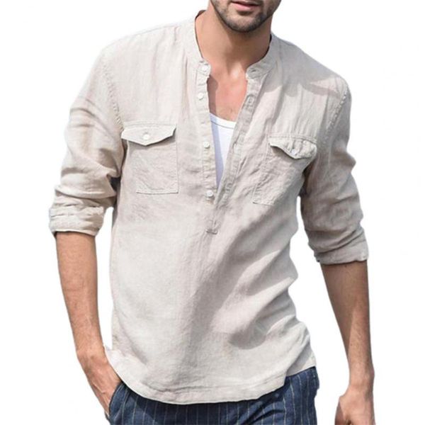 men's casual shirts long sleeve shirt linen men clothing 2021 summer letter print pullover single-breasted mens blouse, White;black
men's casual shirts long sleeve shirt linen men clothing 2021 summer letter print pullover single-breasted mens blouse, White;black