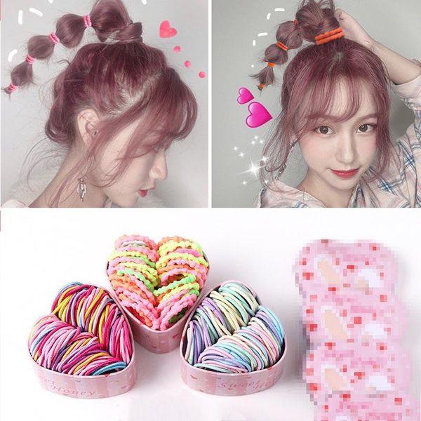 new basic hair accessories kids ponytail holder 50pcs/box elastic hair bands girls ropes colorful rubber bands, Slivery;white 
new basic hair accessories kids ponytail holder 50pcs/box elastic hair bands girls ropes colorful rubber bands, Slivery;white