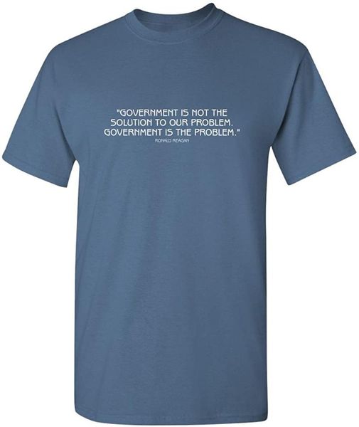 men's t-shirts goverment is not the solution graphic novelty sarcastic funny t shirt, White;black
men's t-shirts goverment is not the solution graphic novelty sarcastic funny t shirt, White;black