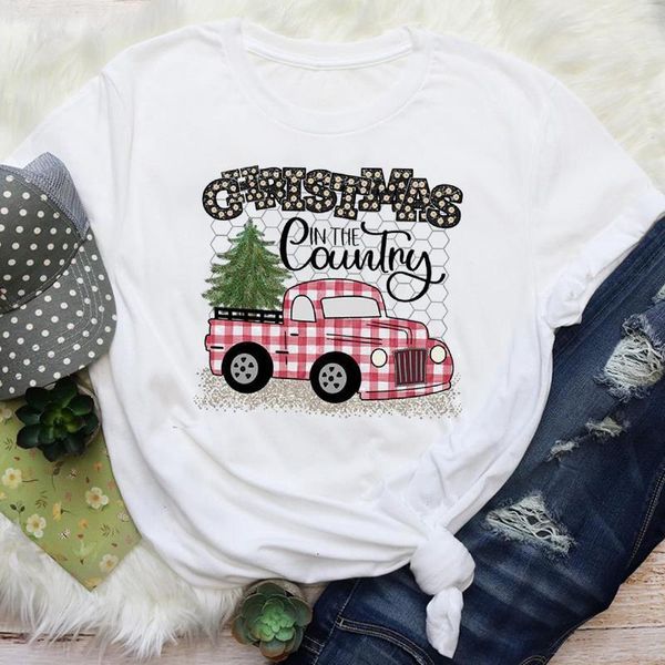 women clothing plaid car tree winter 90s holiday merry christmas print lady female graphic tees clothes t shirt t-shirt, White
women clothing plaid car tree winter 90s holiday merry christmas print lady female graphic tees clothes t shirt t-shirt, White
