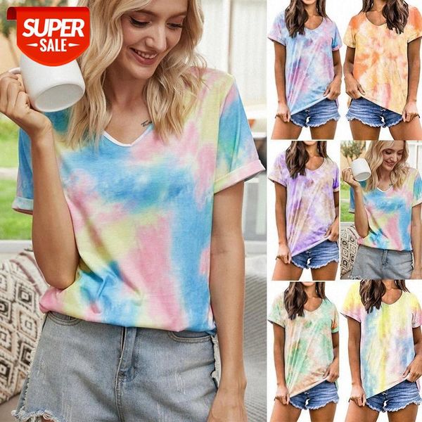 tie dye printed t-shirt summer women short sleeve v neck tee casual ladies loose tshirt wdc5164 #y03o, White
tie dye printed t-shirt summer women short sleeve v neck tee casual ladies loose tshirt wdc5164 #y03o, White