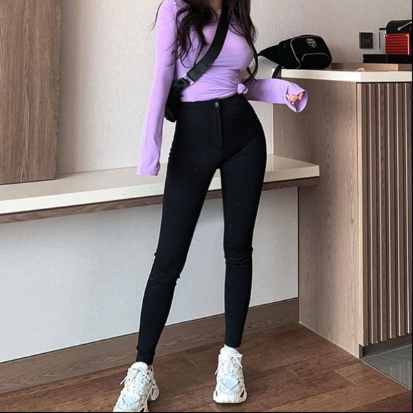 leggings women wear spring thin section 2021 new small feet wild small black pants high waist was thin black pants, Black;white
leggings women wear spring thin section 2021 new small feet wild small black pants high waist was thin black pants, Black;white