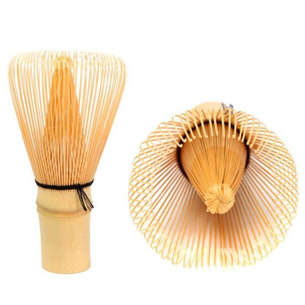 matcha whisks bamboo powder green japanese brush tool, 80 prongs