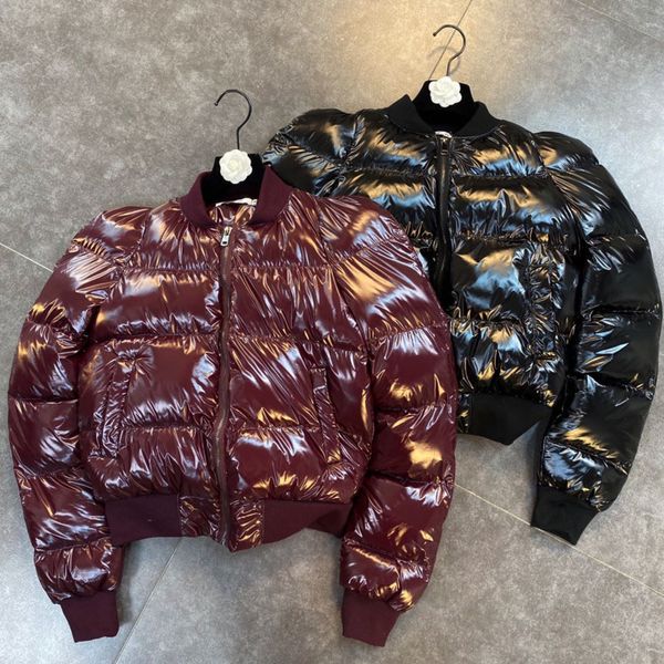 2021 winter new female fashion neck shoulder pillow long sleeve bright streetwear wide waist thicked jacket th97, Black;brown
2021 winter new female fashion neck shoulder pillow long sleeve bright streetwear wide waist thicked jacket th97, Black;brown