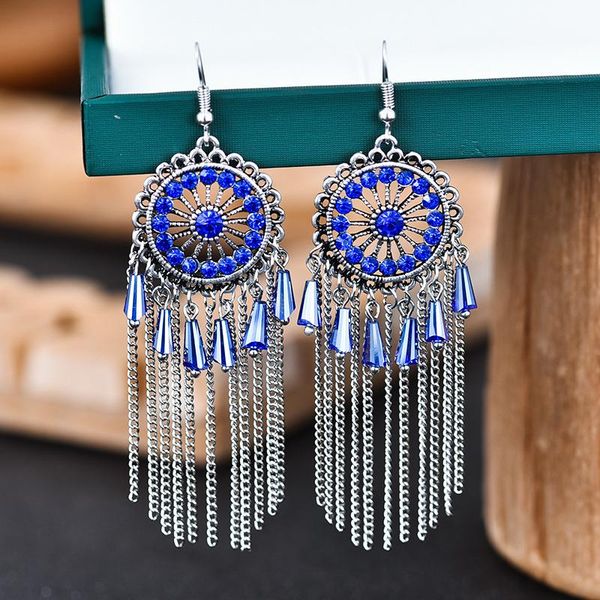 hoop & huggie creative chinese wind romantic tassels earrings temperament feminine accessories, Golden;silver
hoop & huggie creative chinese wind romantic tassels earrings temperament feminine accessories, Golden;silver