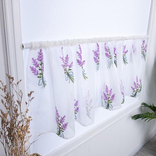 curtain & drapes flower embroidery short pastoral shade kitchen curtains half panel 100*50cm
curtain & drapes flower embroidery short pastoral shade kitchen curtains half panel 100*50cm