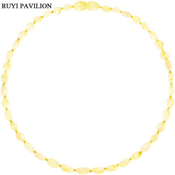 chains ruyi pavilion natural baltic amber necklace for baby handmade polished beads fine jewler milk color 32-37cm, Silver
chains ruyi pavilion natural baltic amber necklace for baby handmade polished beads fine jewler milk color 32-37cm, Silver