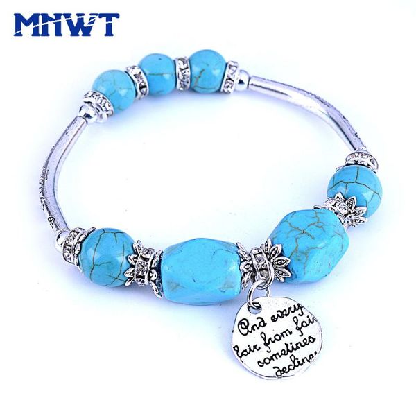 mnwt natural turquoises stone bracelet charm female strand beads yoga bracelets for women fashion jewelry gift, Golden;silver
mnwt natural turquoises stone bracelet charm female strand beads yoga bracelets for women fashion jewelry gift, Golden;silver