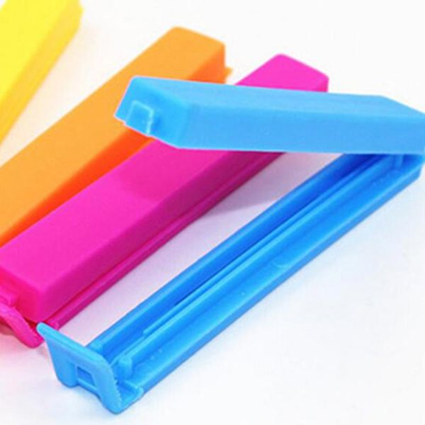 bag clips 6pcs kitchen storage food gadgets portable snack seal sealing clamp packaging plastic tool random color 11cm
bag clips 6pcs kitchen storage food gadgets portable snack seal sealing clamp packaging plastic tool random color 11cm
