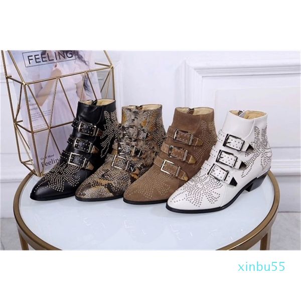 leather studded booties fashoin boots real nappa leahter women ankle boots rivets gold martin boots cowboy boot size 42, Black 
leather studded booties fashoin boots real nappa leahter women ankle boots rivets gold martin boots cowboy boot size 42, Black