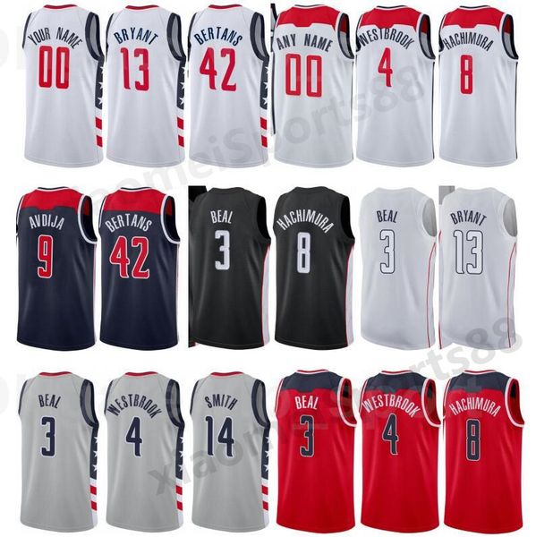 print basketball davis bertans jersey 42 bradley beal 3 russell westbrook 4 raul neto 19 city earned edition red white custom name number, Black;red
print basketball davis bertans jersey 42 bradley beal 3 russell westbrook 4 raul neto 19 city earned edition red white custom name number, Black;red