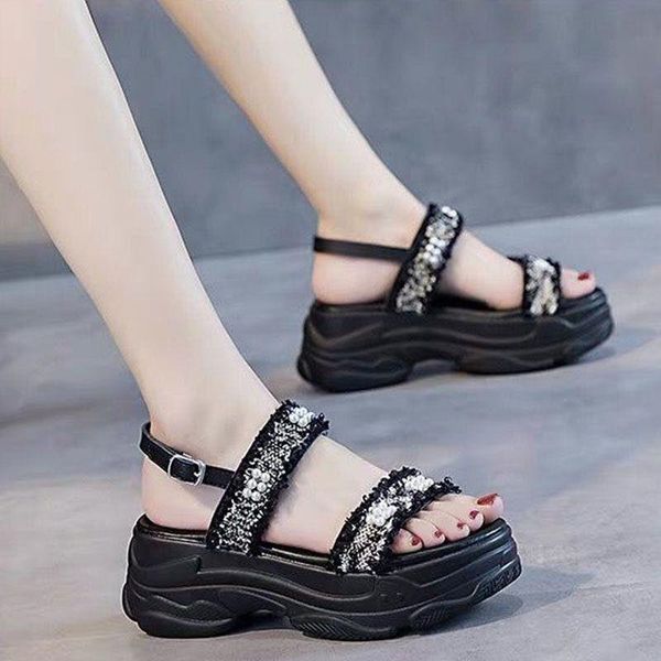 dress shoes women summer sandals fashion 2021 sandal non-slip basic buckle pearl decoration 6cm heel, Black
dress shoes women summer sandals fashion 2021 sandal non-slip basic buckle pearl decoration 6cm heel, Black