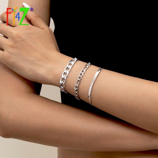 link, chain f.j4z 2021 trend bracelets for women punk 3layers cuban + snake bangles lady summer party jewelry dropship, Black
link, chain f.j4z 2021 trend bracelets for women punk 3layers cuban + snake bangles lady summer party jewelry dropship, Black