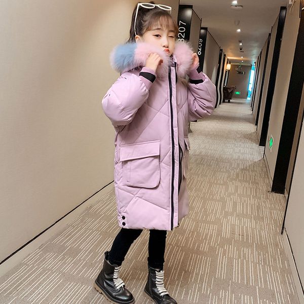 2021 new mode young girls winter coat parkas outerwear adolescent outfit children's warm hooded fur for 5 6 8 10-12 years old ljdq, Blue;gray
2021 new mode young girls winter coat parkas outerwear adolescent outfit children's warm hooded fur for 5 6 8 10-12 years old ljdq, Blue;gray