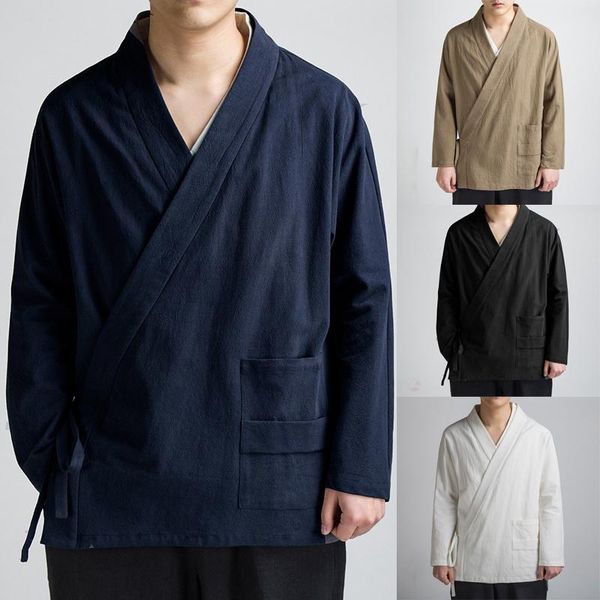 ethnic clothing japanese traditional costumes for men kimono haori summer solid color long sleeve cotton linen cardigan 2021, Red
ethnic clothing japanese traditional costumes for men kimono haori summer solid color long sleeve cotton linen cardigan 2021, Red