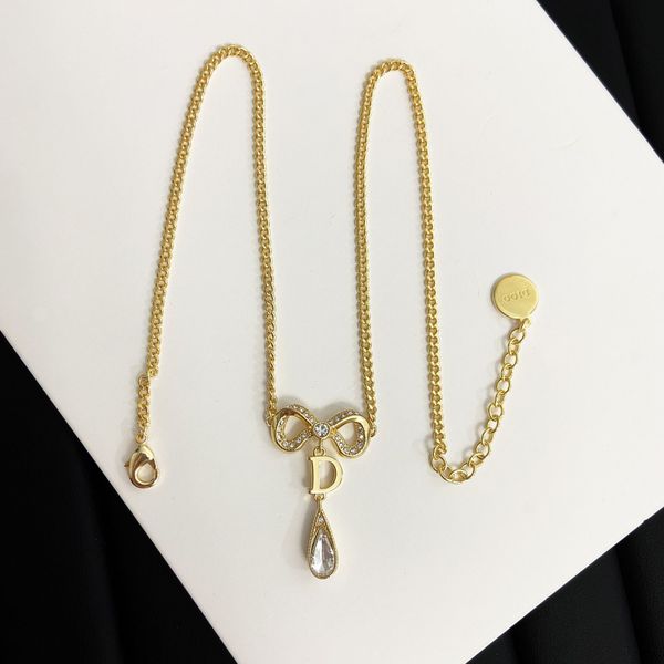 design jewelry new bow tassel necklace net red high version temperament full diamond necklace female, Silver
design jewelry new bow tassel necklace net red high version temperament full diamond necklace female, Silver