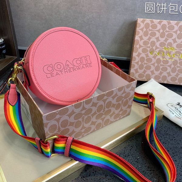 2021 european and american fashion spicy round cake bag rainbow shoulder strap messenger women's
2021 european and american fashion spicy round cake bag rainbow shoulder strap messenger women's