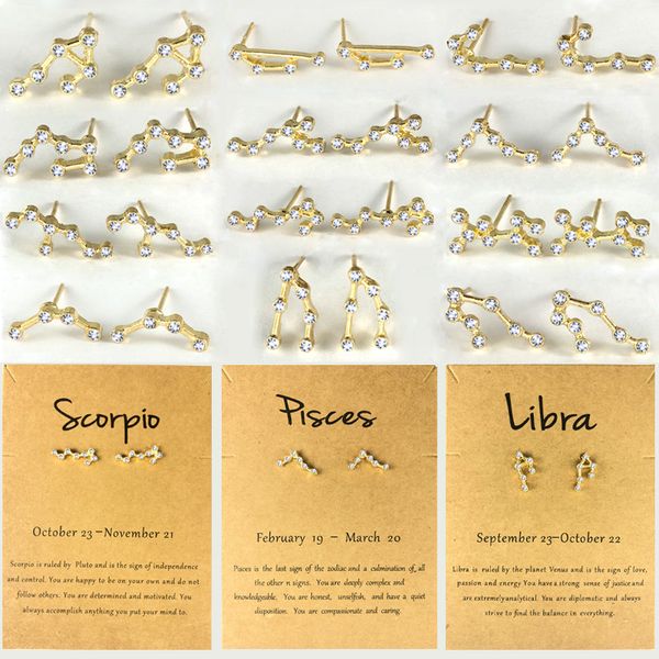 twelve constellation star cartilage earring stud gold color cz zodiac screw piercing ear decor jewelry, Golden;silver
twelve constellation star cartilage earring stud gold color cz zodiac screw piercing ear decor jewelry, Golden;silver