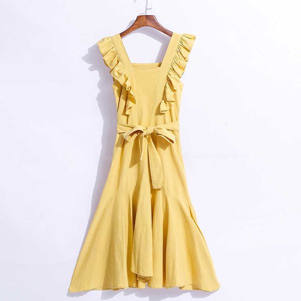 perhaps u yellow ruffle sleeveless tank osquare collar knee length dress empire bow asymmetrical mermaid dress summer d1495 210529, Black;gray
perhaps u yellow ruffle sleeveless tank osquare collar knee length dress empire bow asymmetrical mermaid dress summer d1495 210529, Black;gray