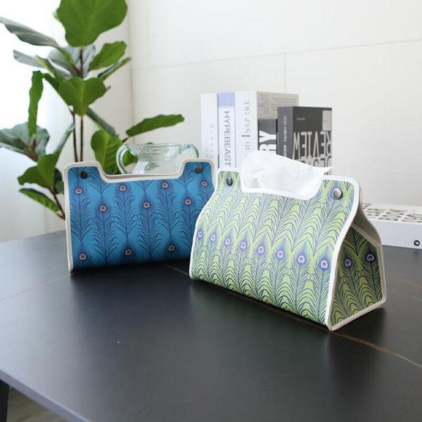 tissue boxes & napkins fashion leather box peacock feather pattern napkin holder case organizer ornament craft home decor
tissue boxes & napkins fashion leather box peacock feather pattern napkin holder case organizer ornament craft home decor
