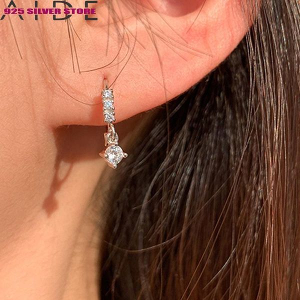 hoop & huggie aide 925 sterling silver earrings korean simple exquisite brincos single row zircon for women girls wy, Golden;silver
hoop & huggie aide 925 sterling silver earrings korean simple exquisite brincos single row zircon for women girls wy, Golden;silver