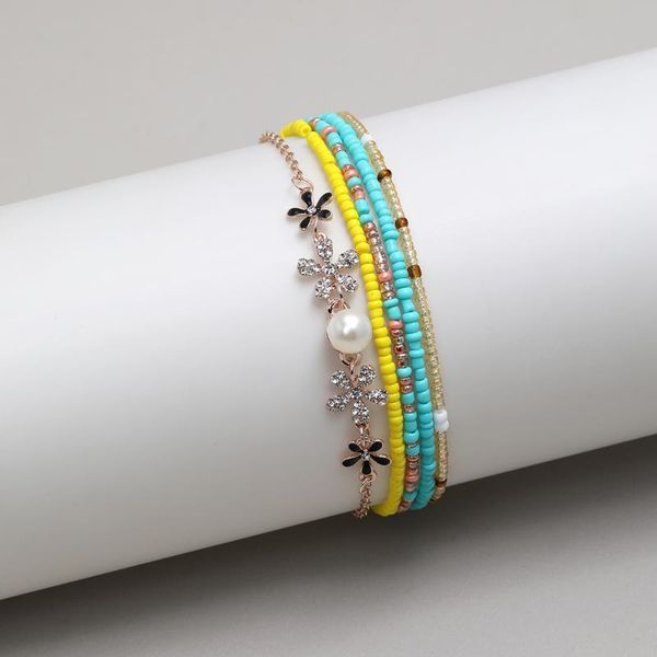 beaded, strands bohemian bracelet girl flower shaped zircon beaded jewelry bead accessories, Black
beaded, strands bohemian bracelet girl flower shaped zircon beaded jewelry bead accessories, Black